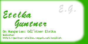 etelka guntner business card